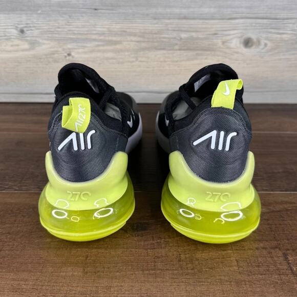 Nike Air Max 270 Light Lemon Twist Black Anthracite AH8050 703 men’s size 10.5 - Picture 4 of 5